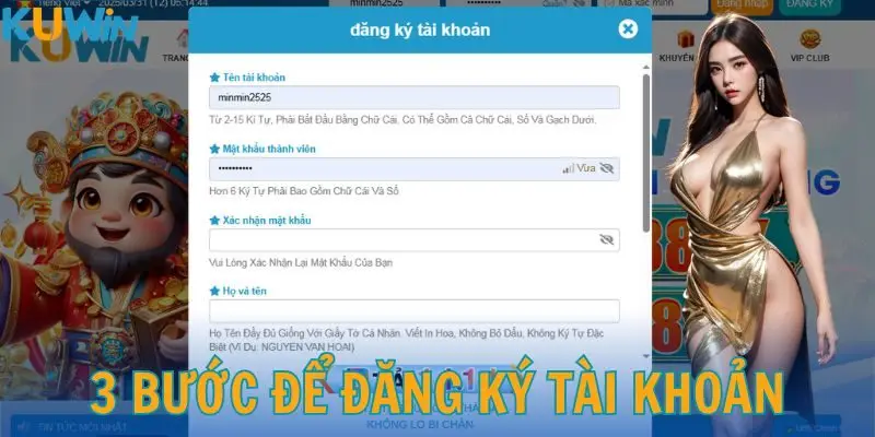 Điều Kiện Và Quy Trình Đăng Kí Tài Khoản KKWIN Chi Tiết